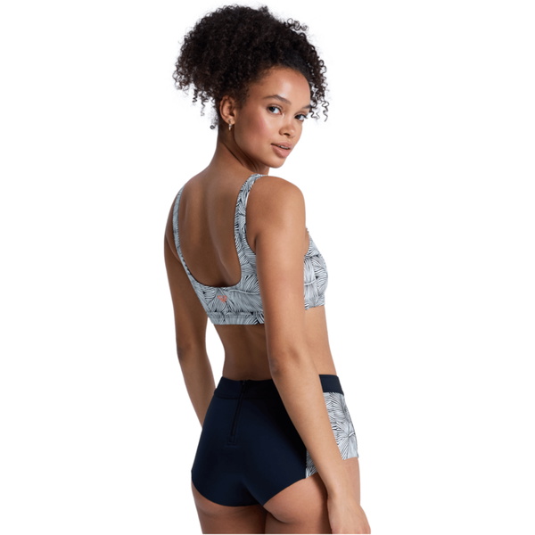 2026 Roxy Womens Pro Surf Athletic Bikini Top ERJX305720 - Anthracite Popiscus